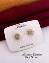 Diamond Kundan And High Gold Earrings Exporters in India